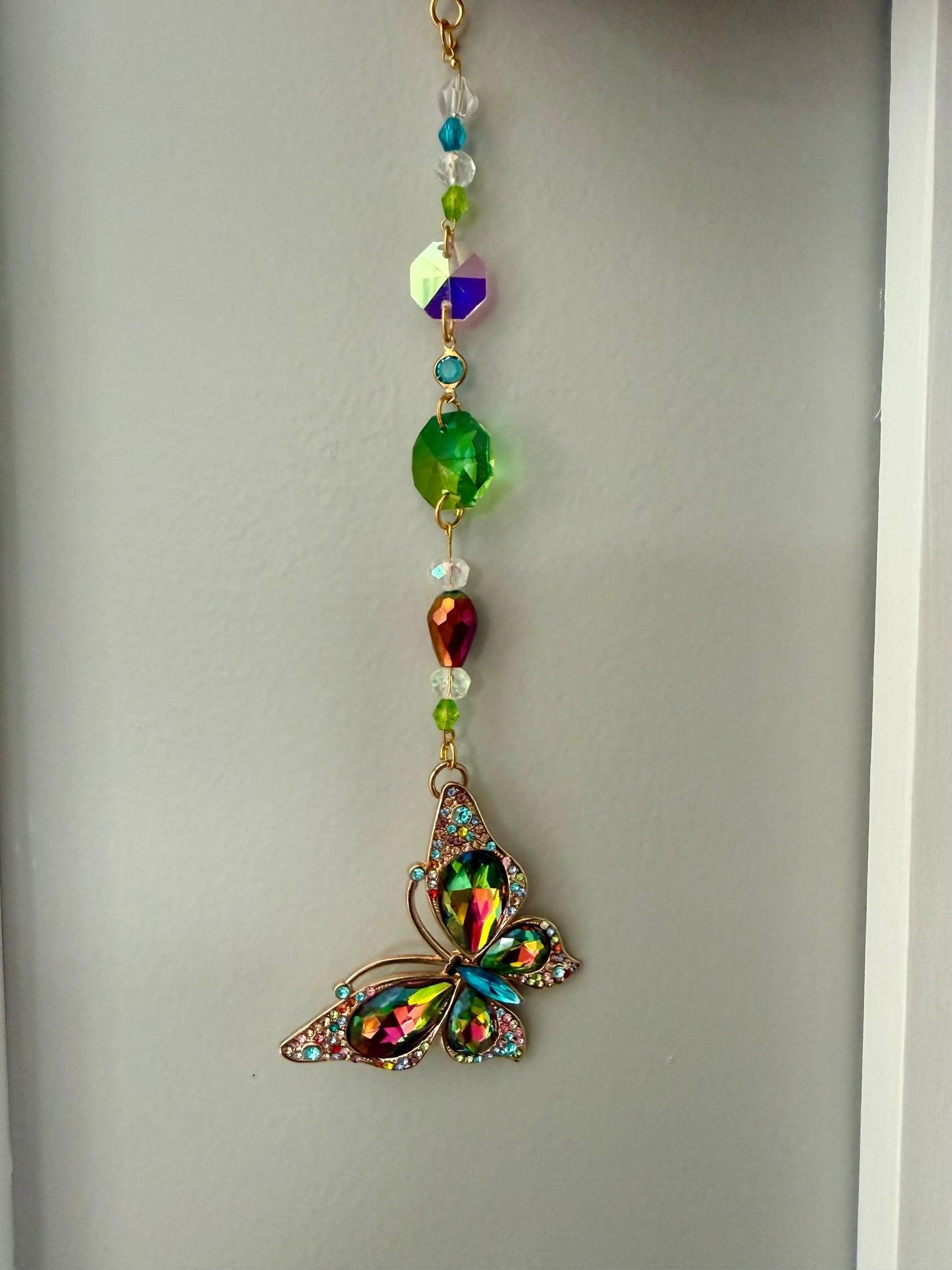 Butterfly multicolor mini suncatcher