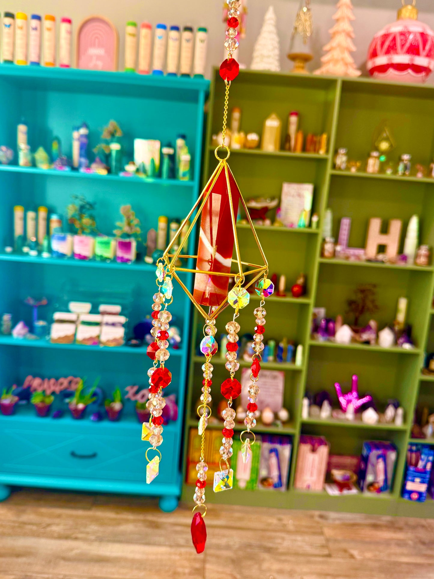 Red Jasper Suncatcher