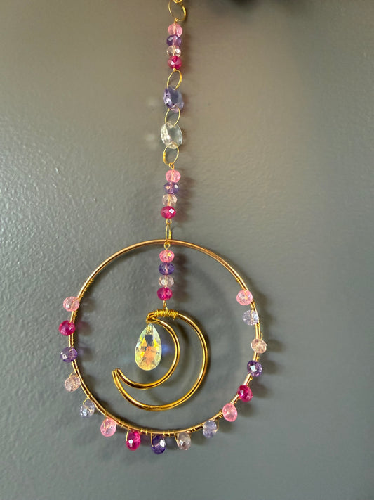 Mini moon suncatcher