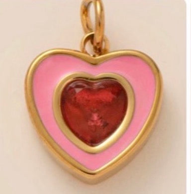 Birthstone charm necklace