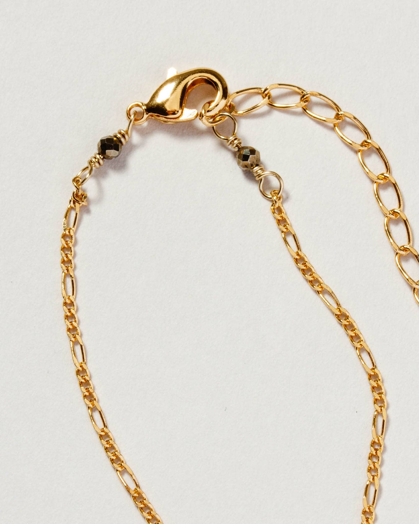 Bermuda Triangle Dainty Collar Necklace- Dalmatian Jasper