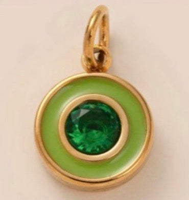 Birthstone charm necklace