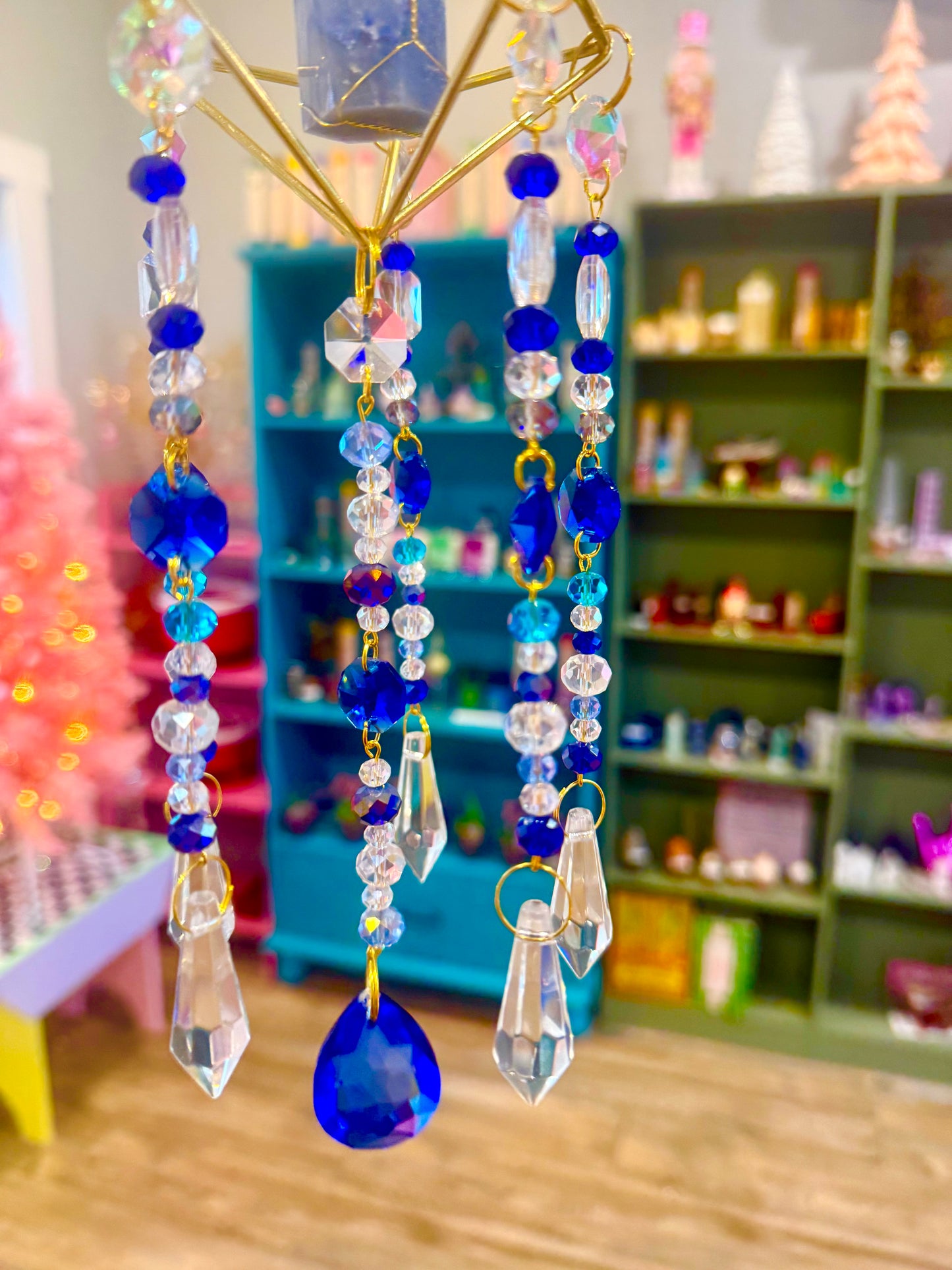 Blue Quartz Suncatcher