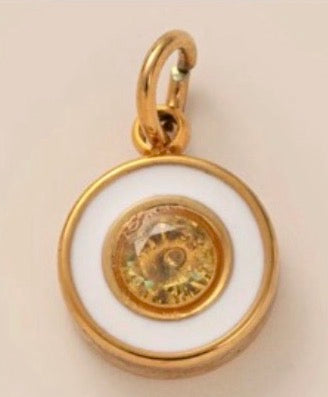 Birthstone charm necklace