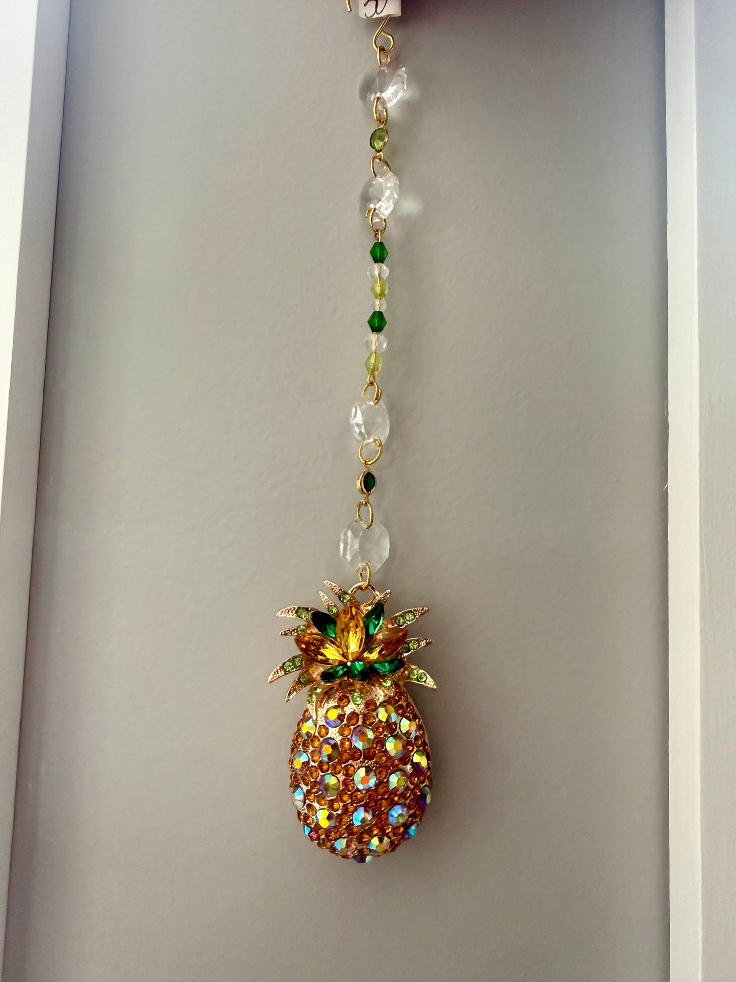Pineapple mini suncatcher