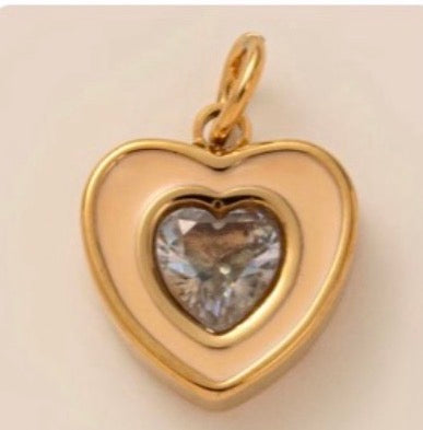 Birthstone charm necklace