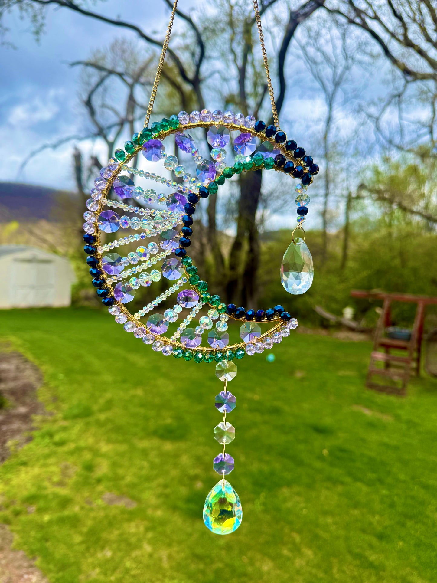 Large moon suncatcher