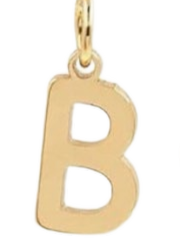 Gold Plated Initial Charms