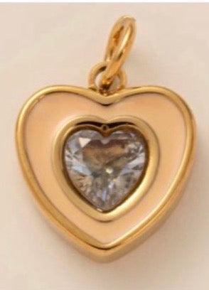 Birthstone charm necklace