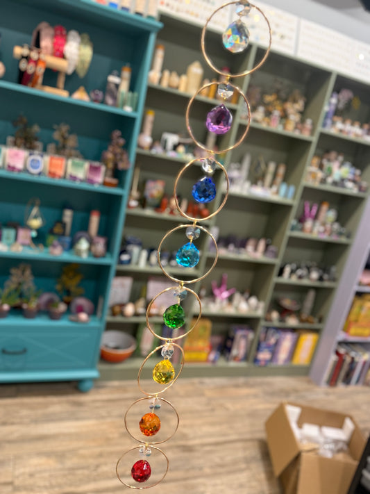 Chakra rainbow suncatcher