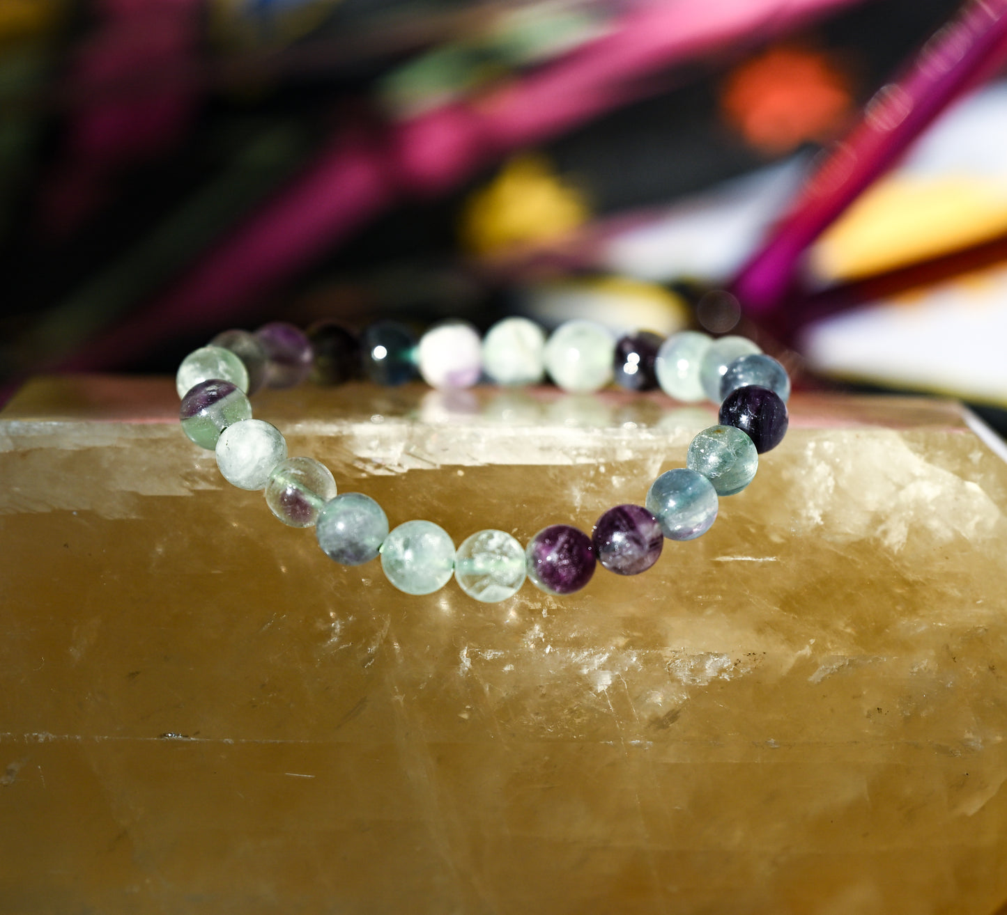 Rainbow Fluorite Bracelet