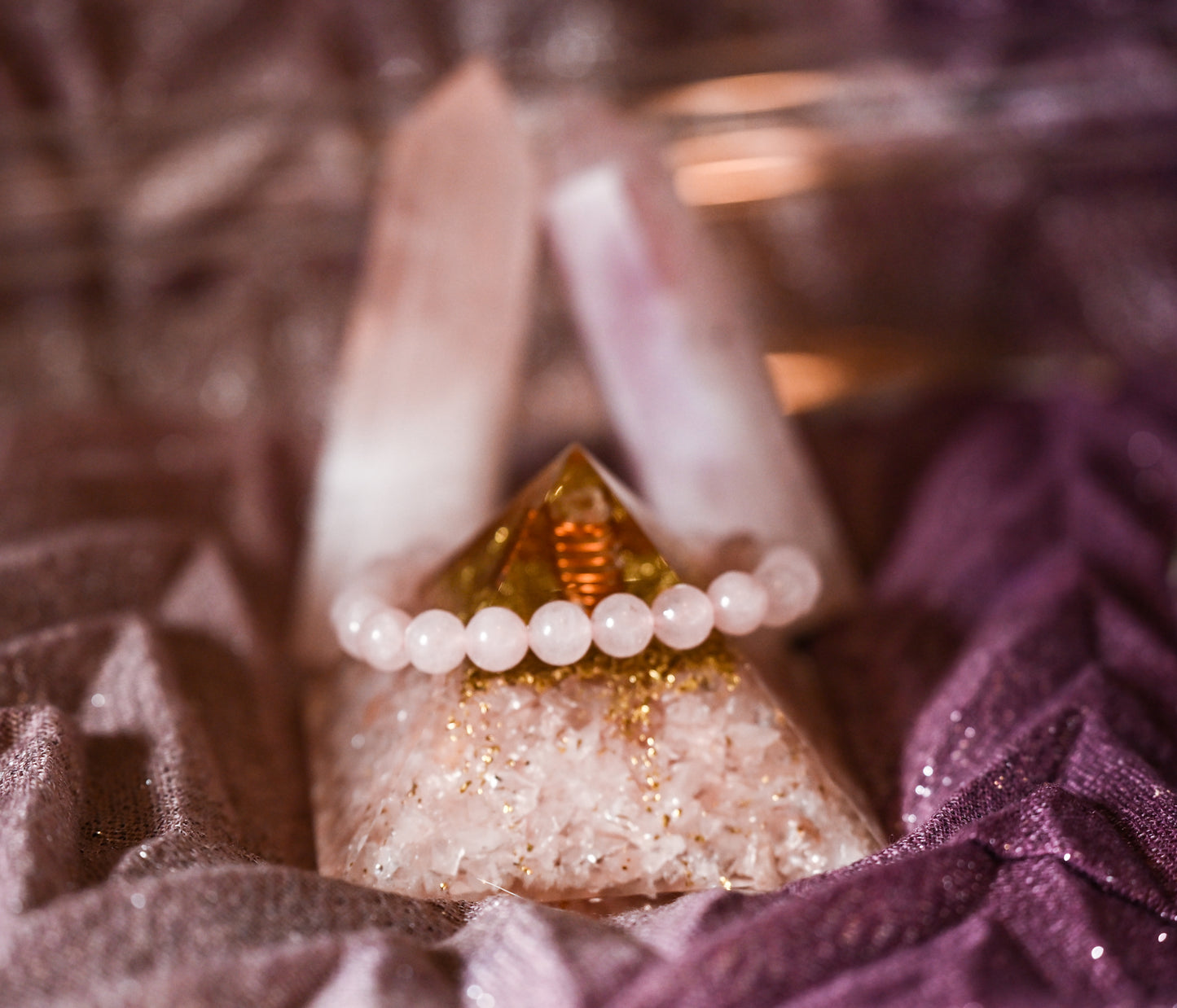 Rose Quartz Energy Bracelet