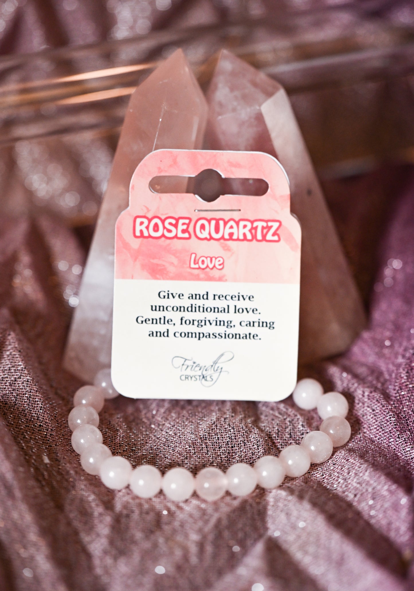 Rose Quartz Energy Bracelet