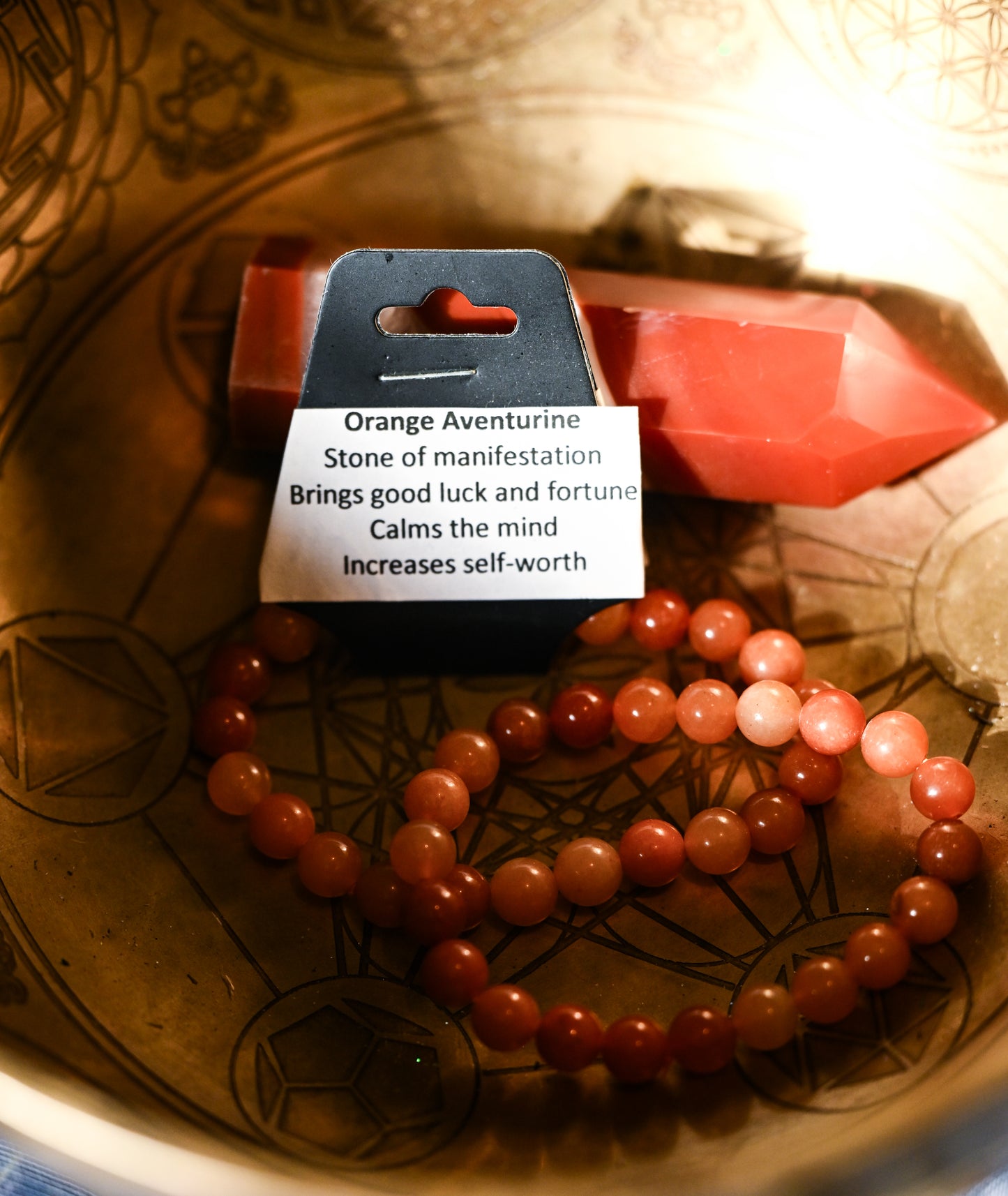 Orange Aventurine Bracelet