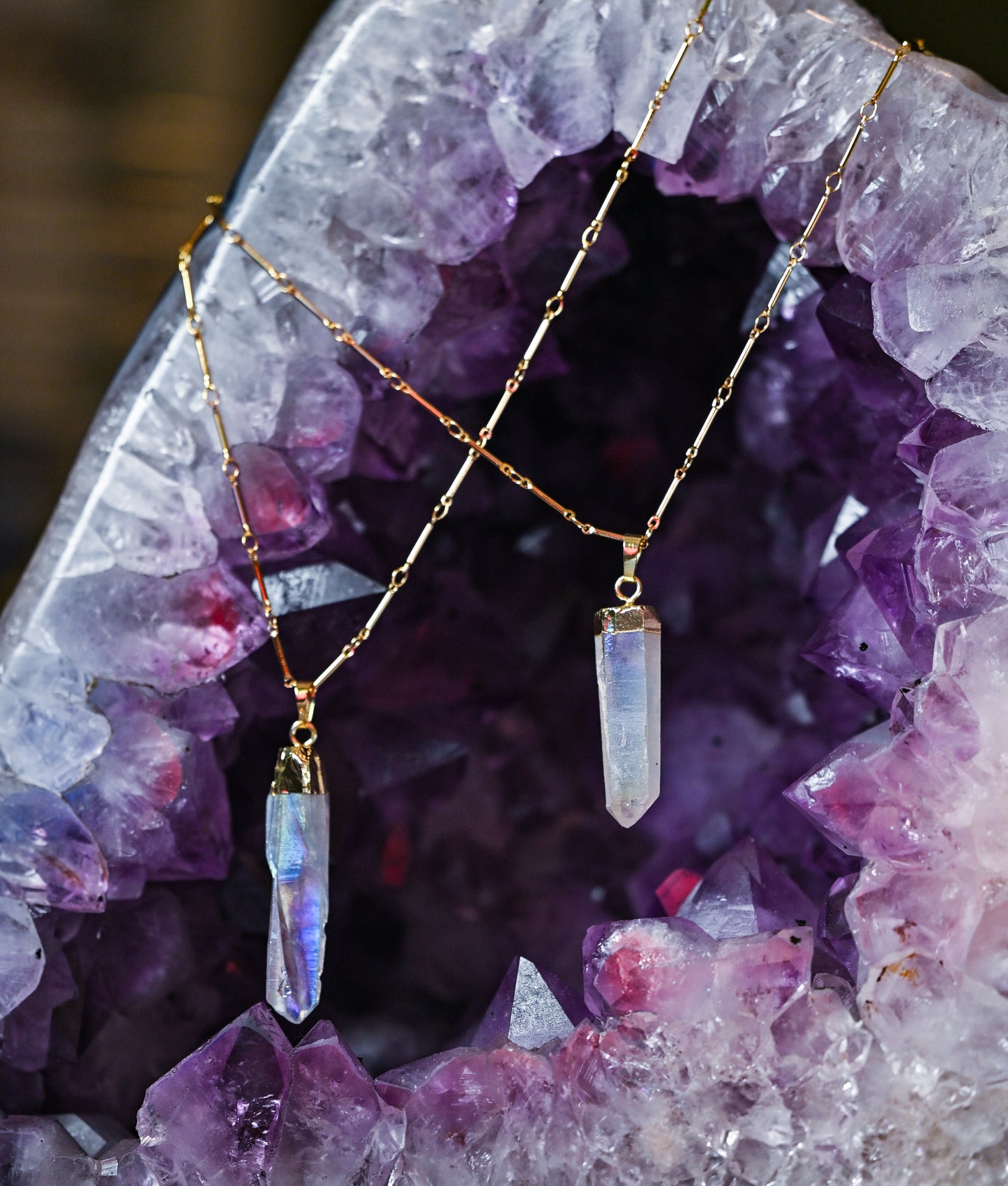 Aura Quartz Pendant