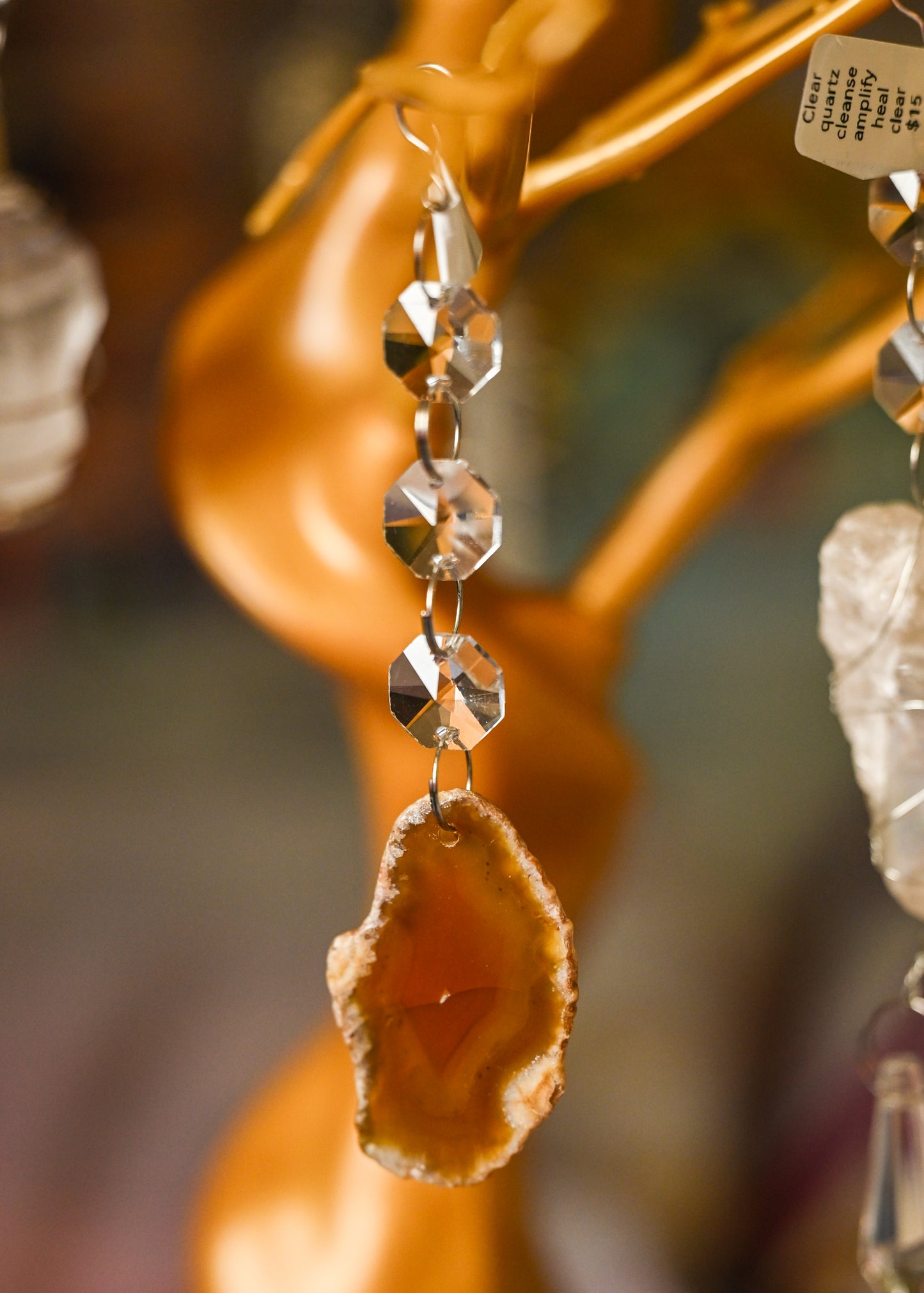 Yellow Agate Mini Suncatcher