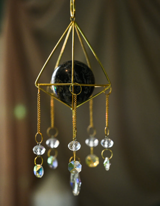 Indigo Gabbro Suncatcher