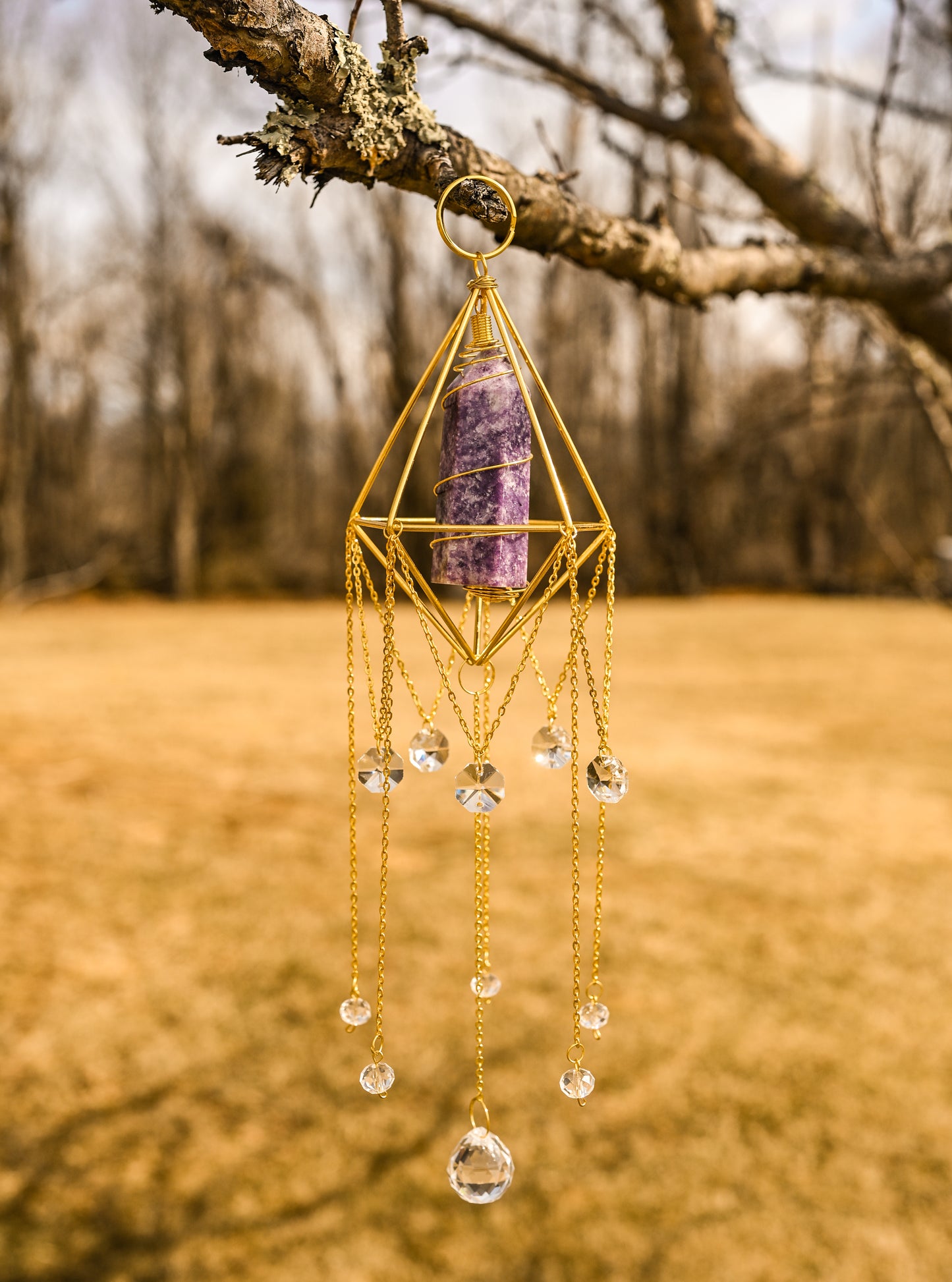 Lepdiolite Suncatcher