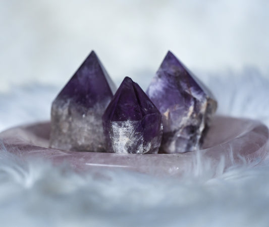 Amethyst Partially Polished Top