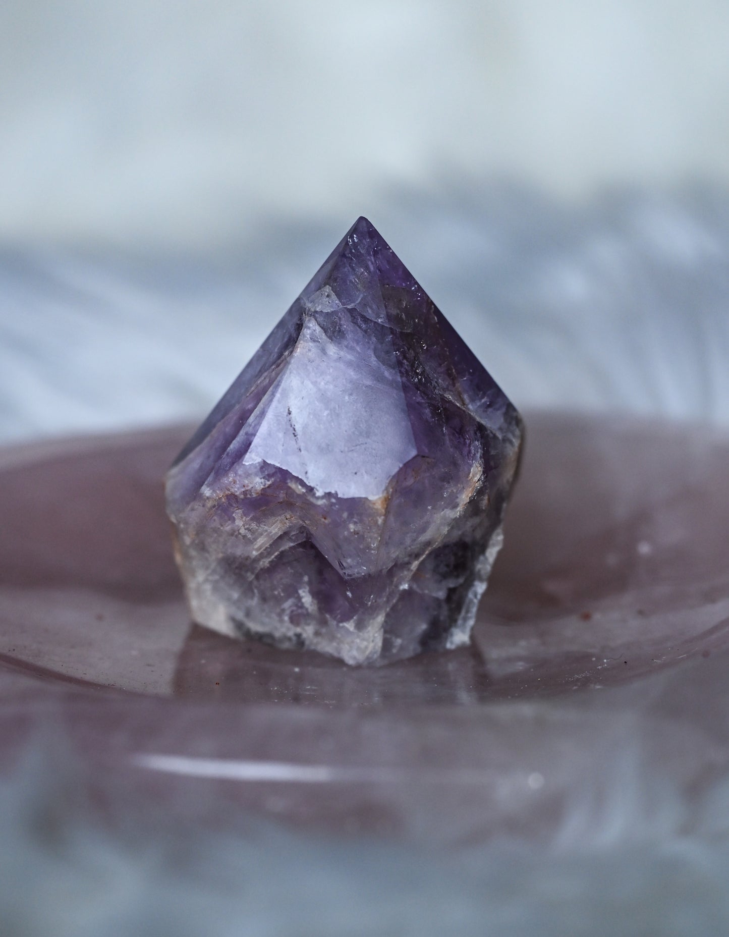 Amethyst Partially Polished Top