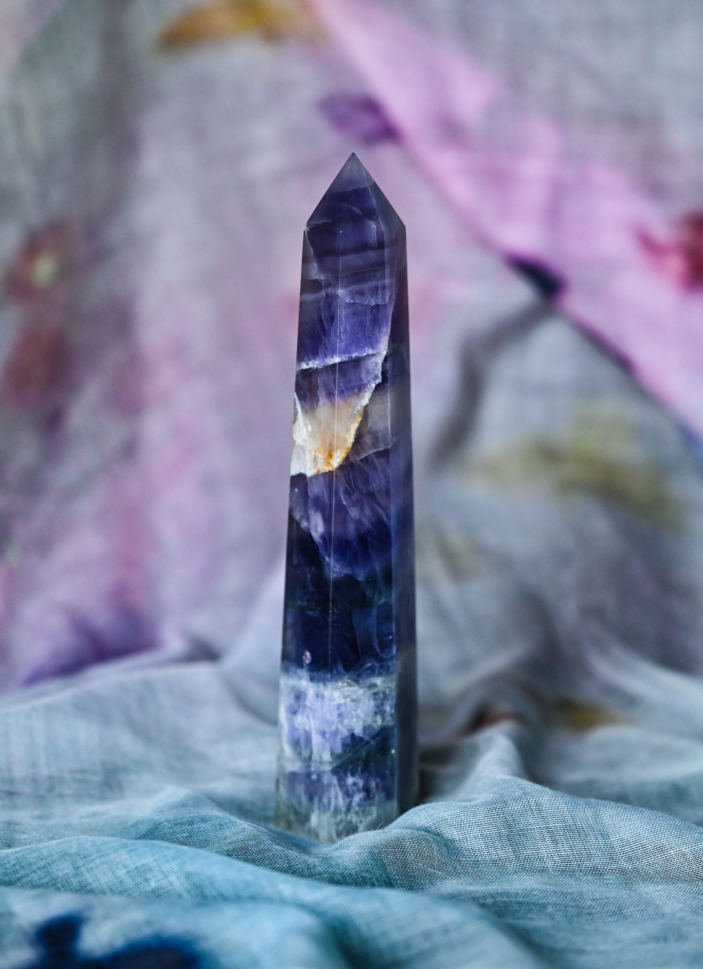 Purple Fluorite Tower