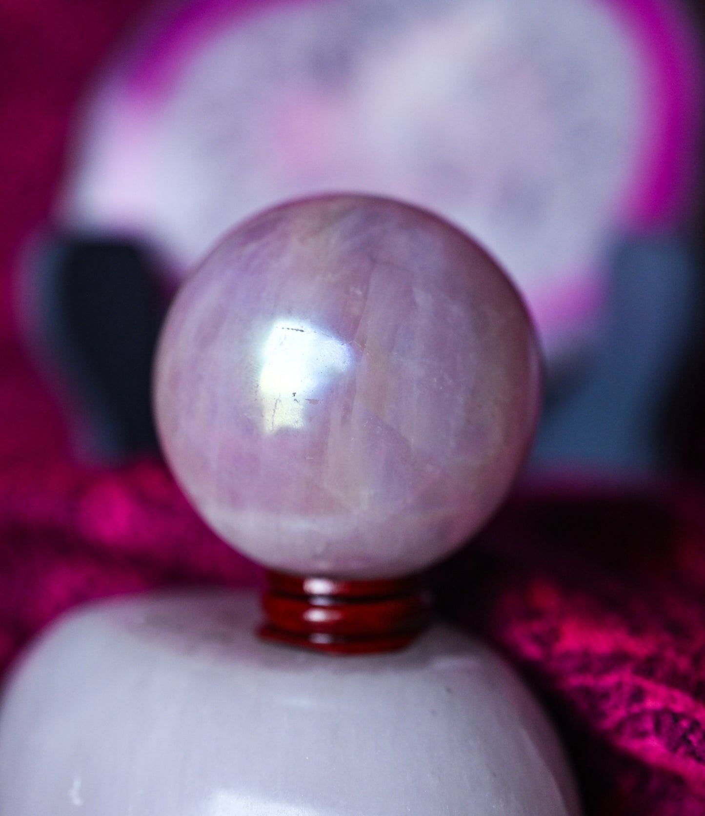 Aura Rose Quartz Sphere