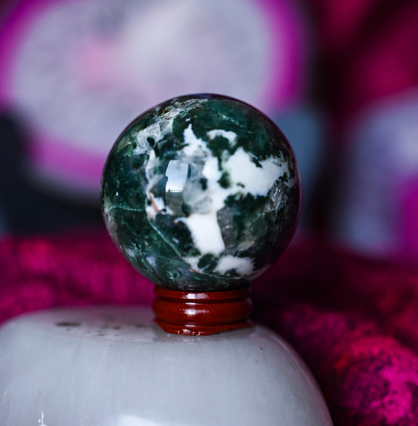 Moss Agate Sphere