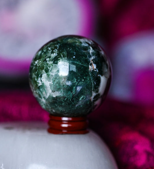 Moss Agate Sphere