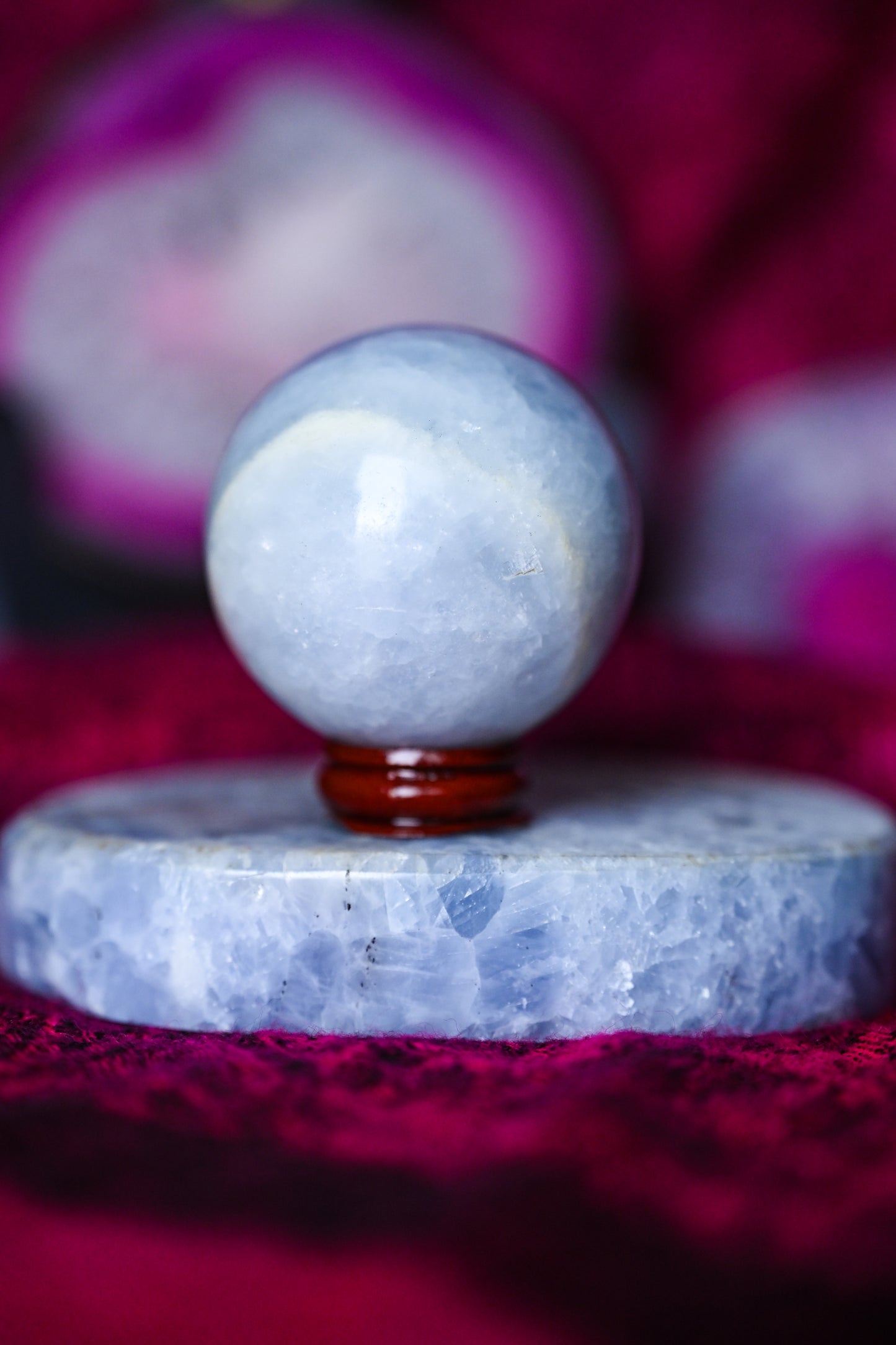 Blue Calcite Sphere