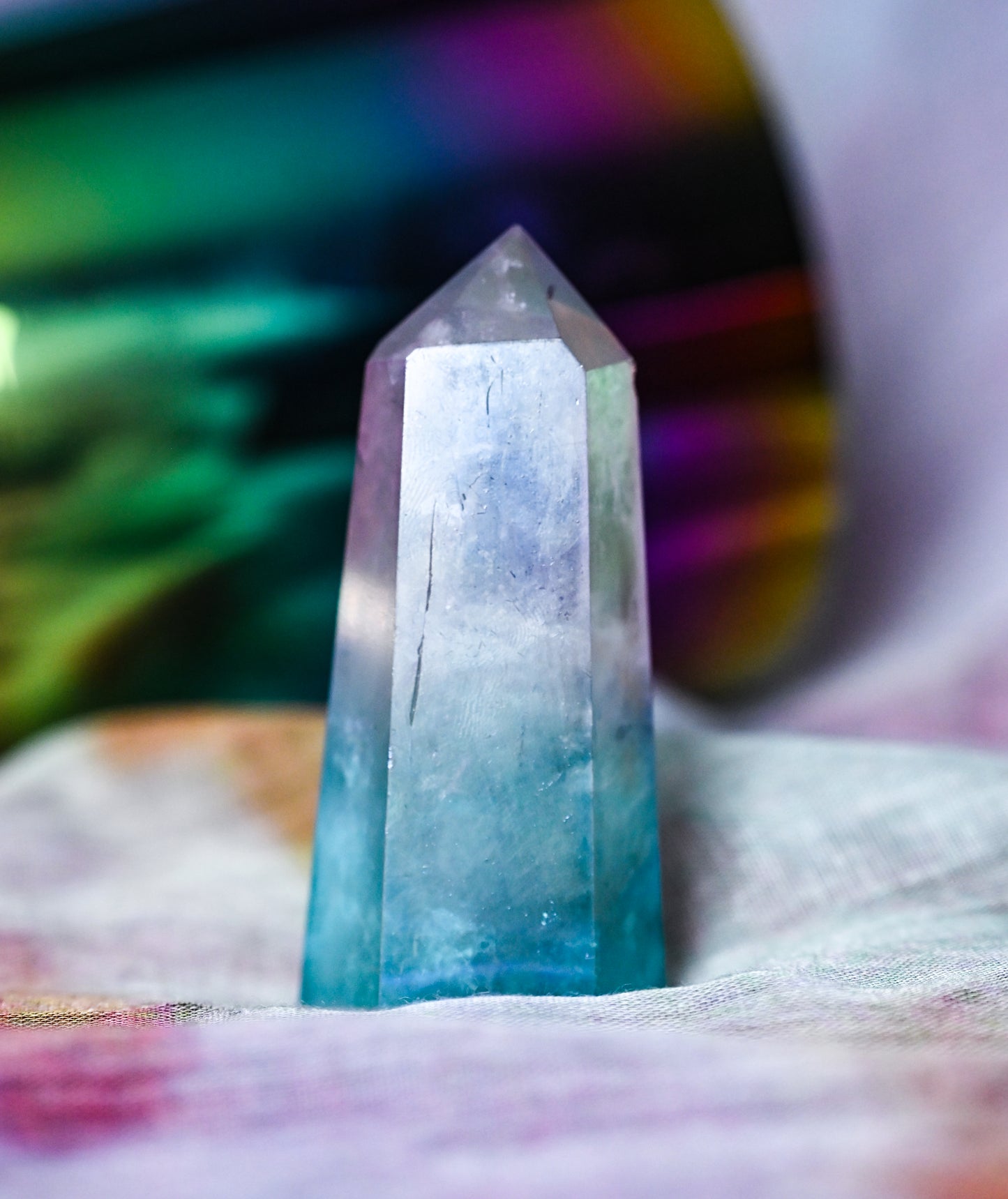 Rainbow Aura Quartz Towers