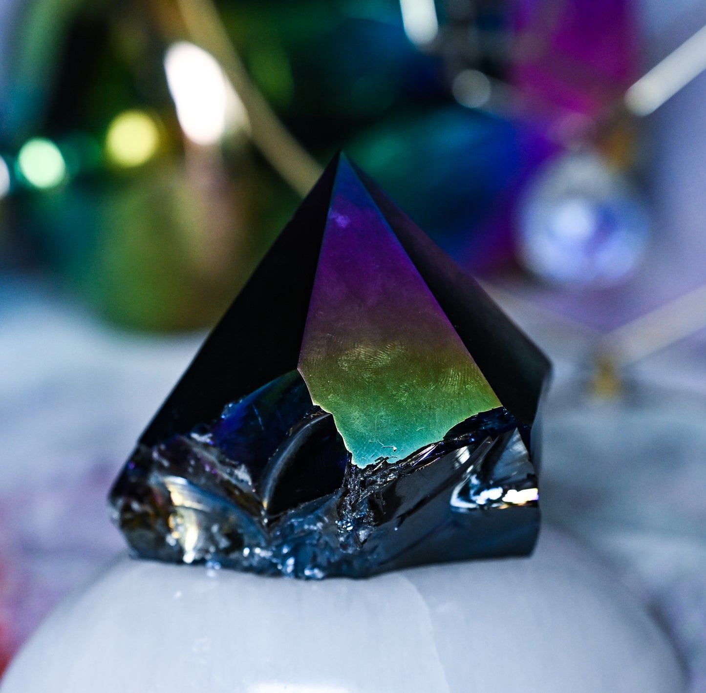 Titanium Aura Obsidian