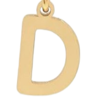 Gold Plated Initial Charms