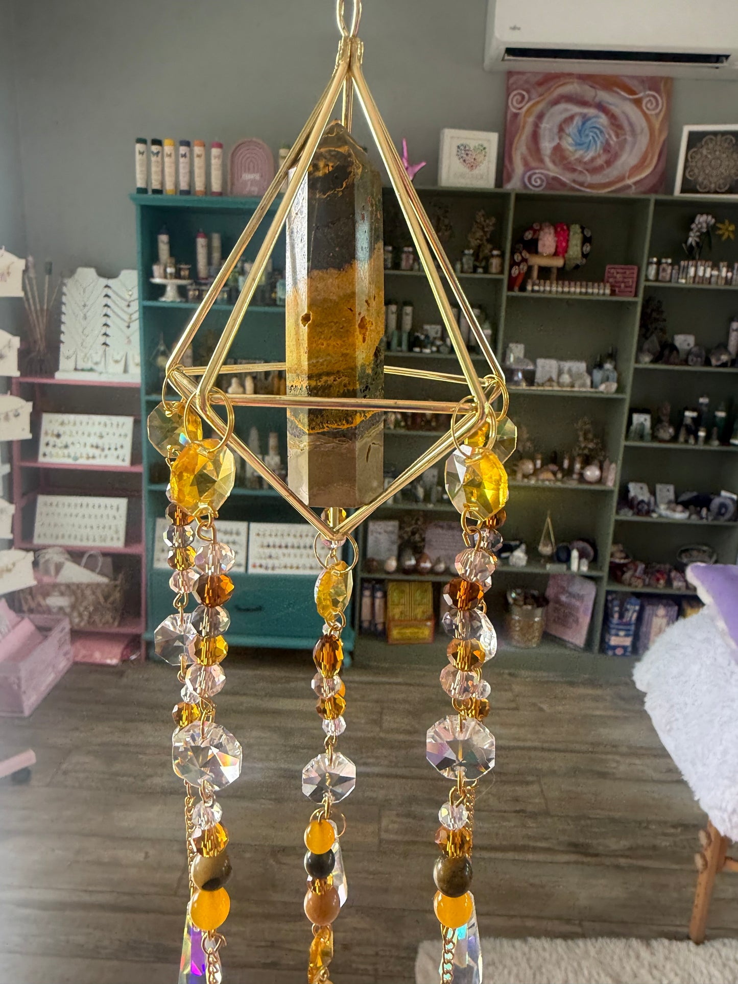 Bumblebee jasper suncatcher