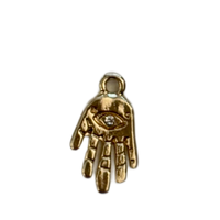 Protective Eye Charm - Gold hand