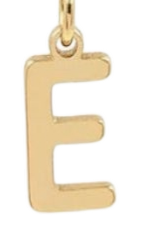 Gold Plated Initial Charms