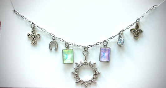 Silver Sun Charmony Necklace
