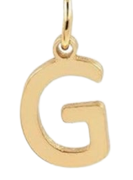 Gold Plated Initial Charms