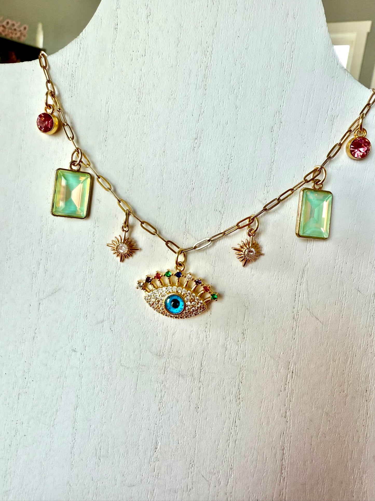 Protect your Peace and Shine Charmony Necklace