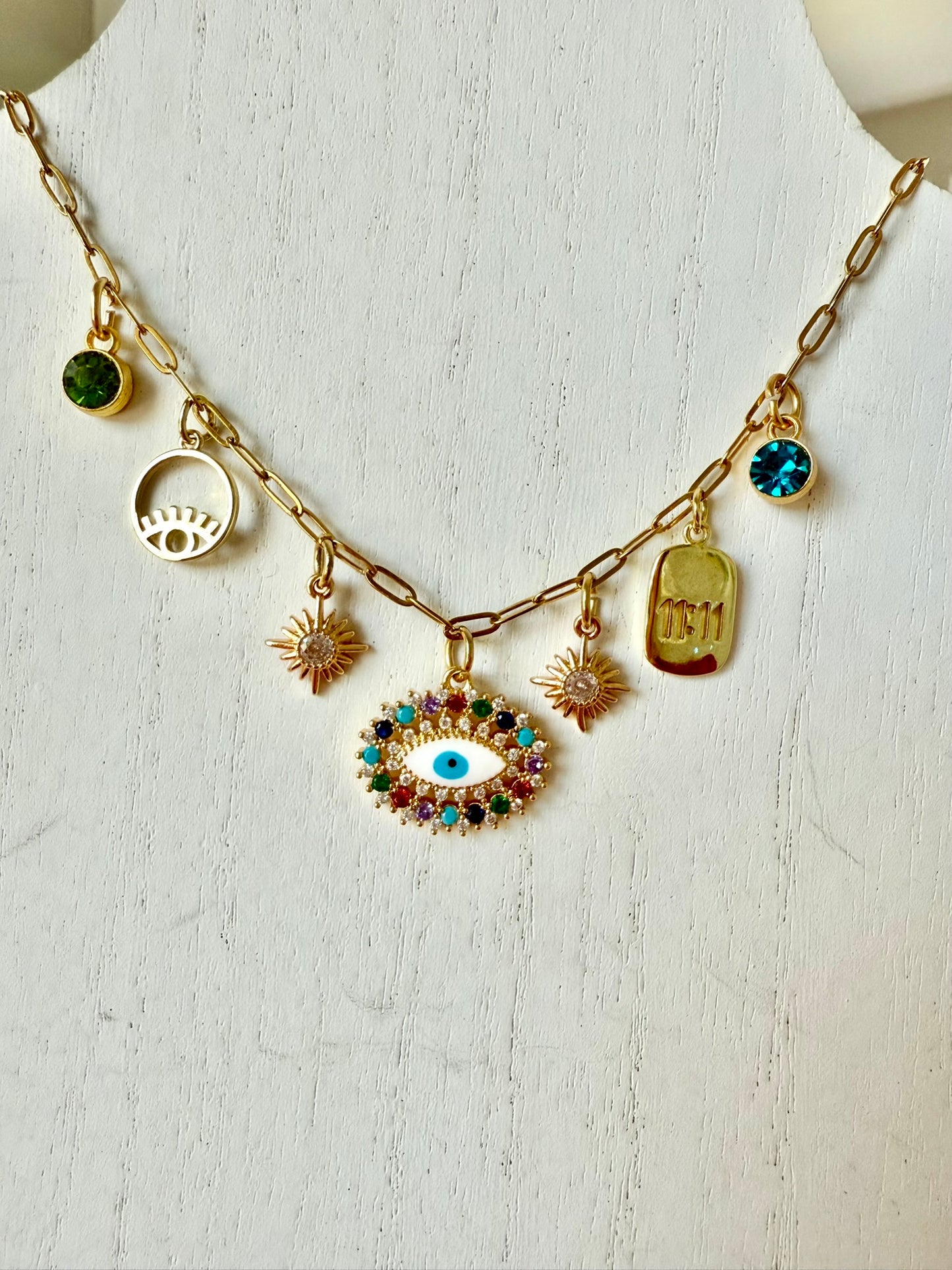 Multi Stone 11:11 and Protect your Peace Charmony