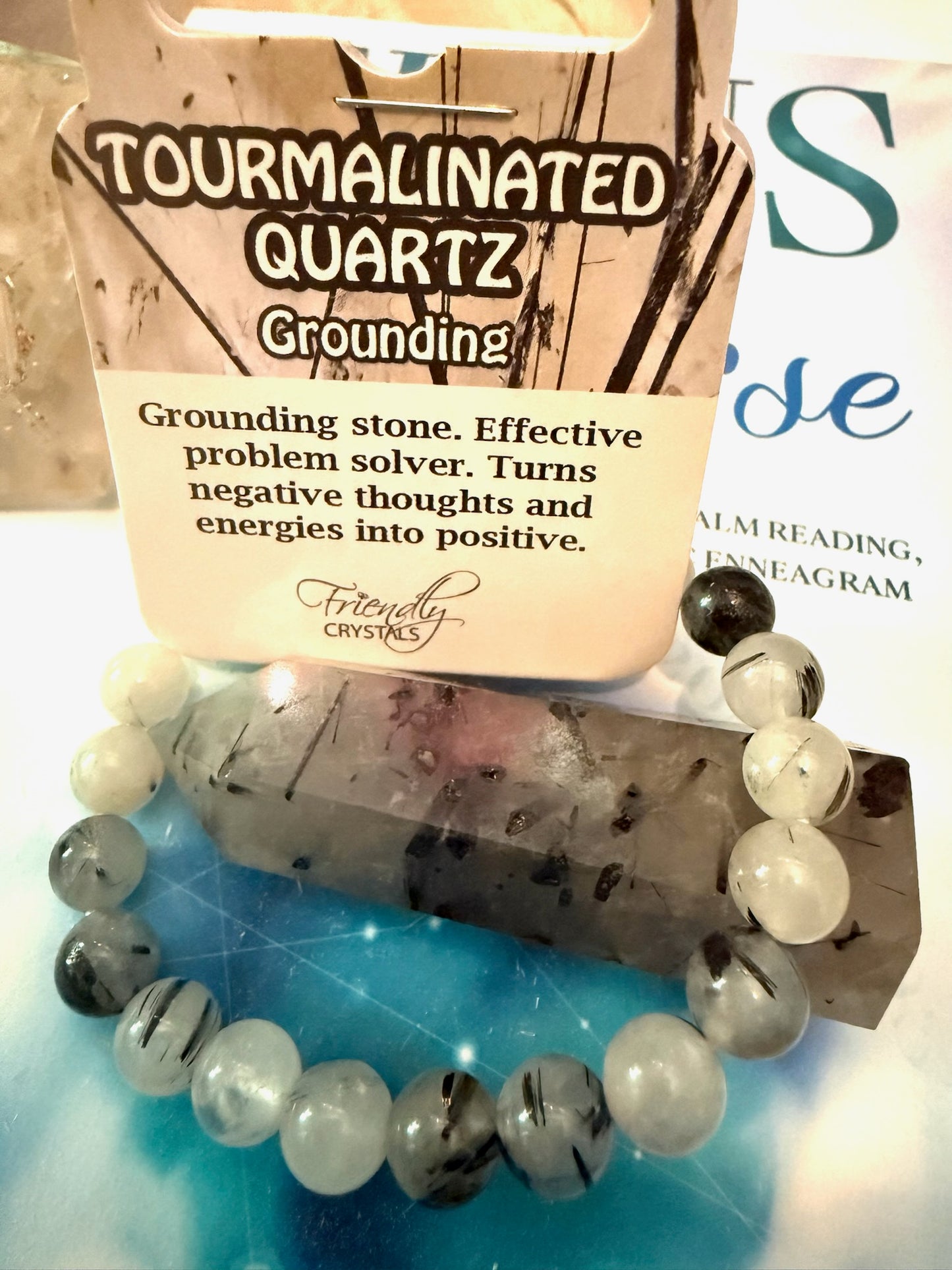 Tourmalinated Quartz Bracelet