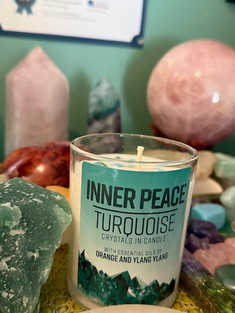 Heal with Intention - Crystal Candles