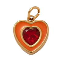 Enamel Birthstone Charms - January