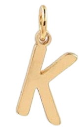 Gold Plated Initial Charms