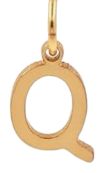 Gold Plated Initial Charms