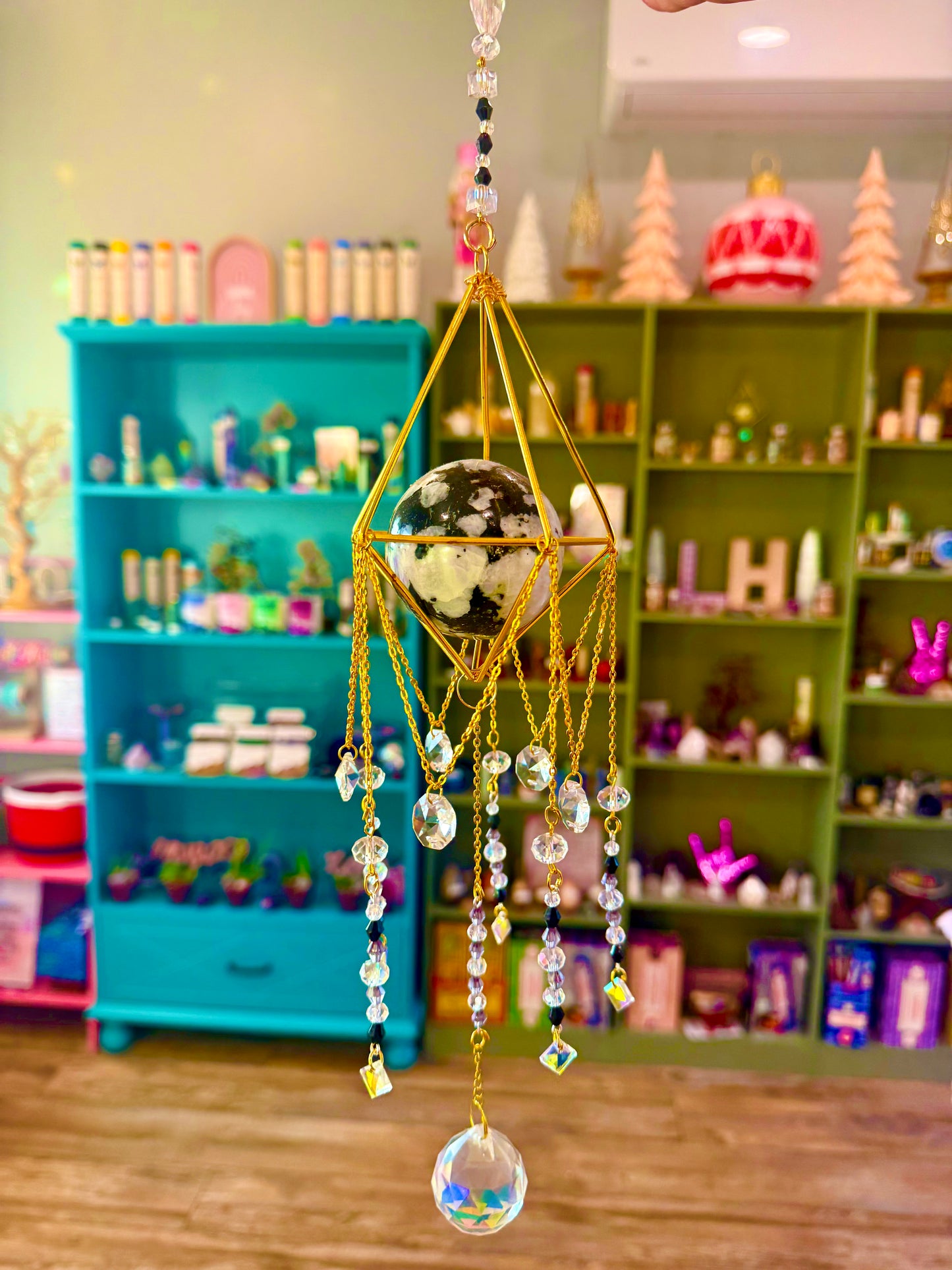 Rainbow Moonstone Suncatcher