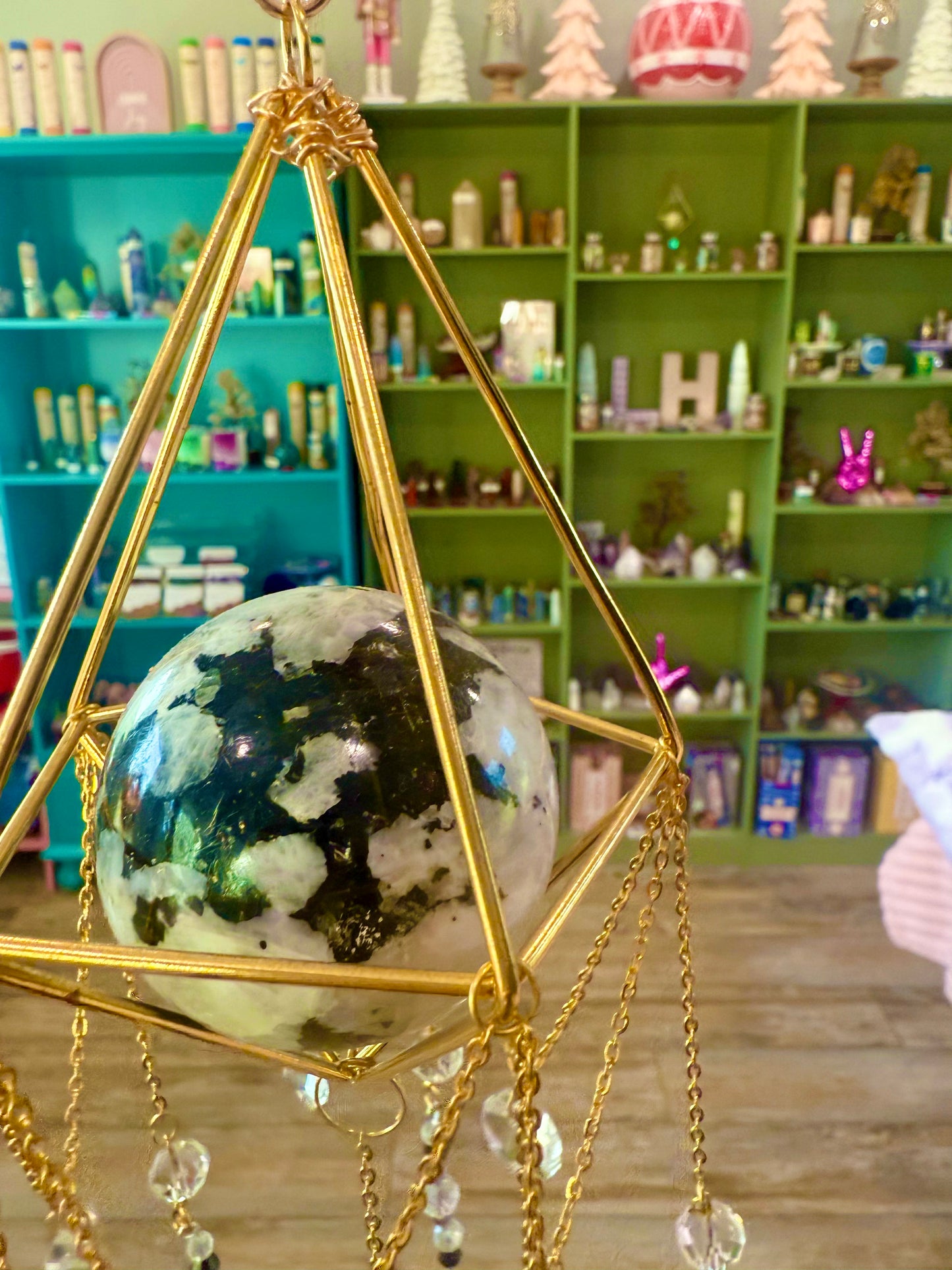 Rainbow Moonstone Suncatcher