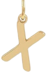 Gold Plated Initial Charms