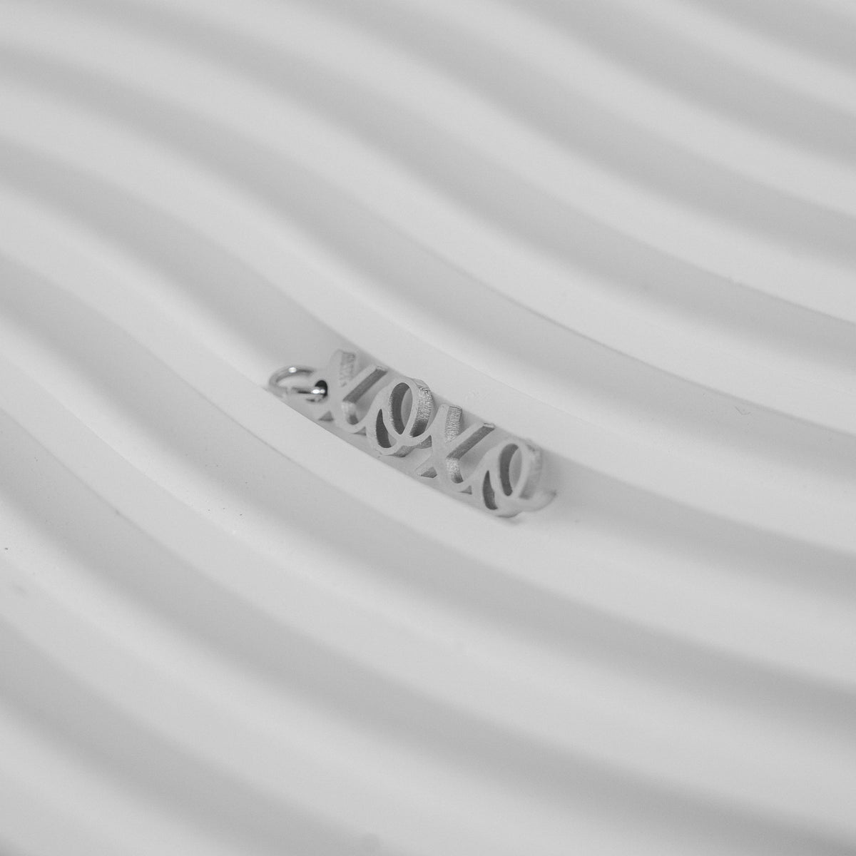 18K Gold PVD Stainless Steel XOXO Charm: Gold