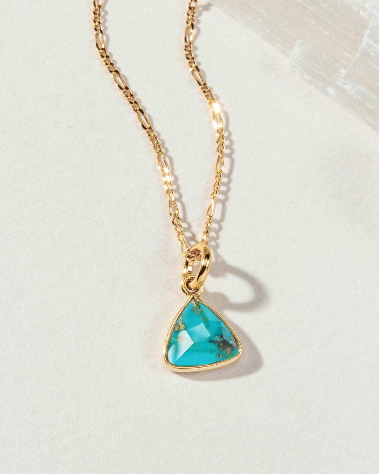 Bermuda Triangle Dainty Collar Necklace- Turquoise