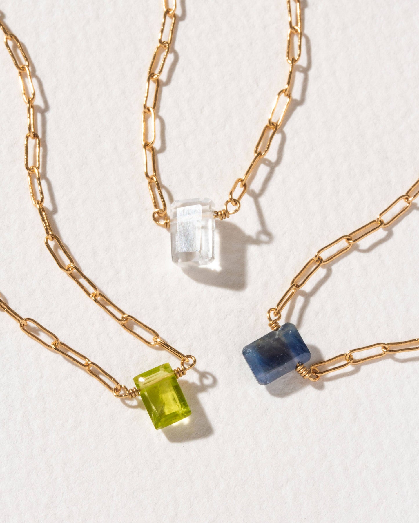Prism Gems Birthstone Necklace - August